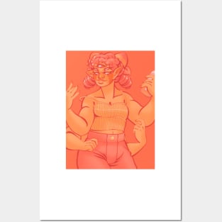 Peach Posters and Art